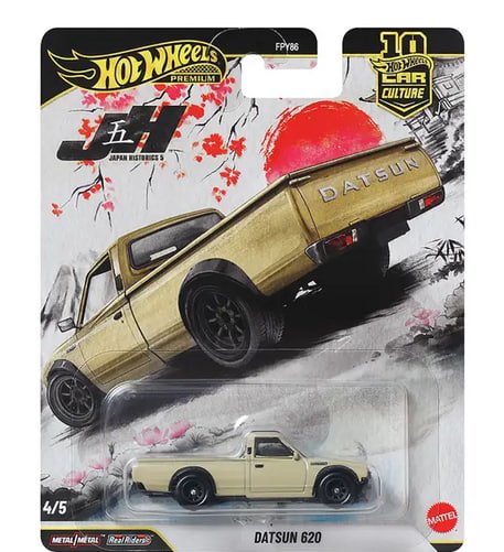 HOTWHEELS รถของเล่น Culture Japan Historic 5 Datsun 620
